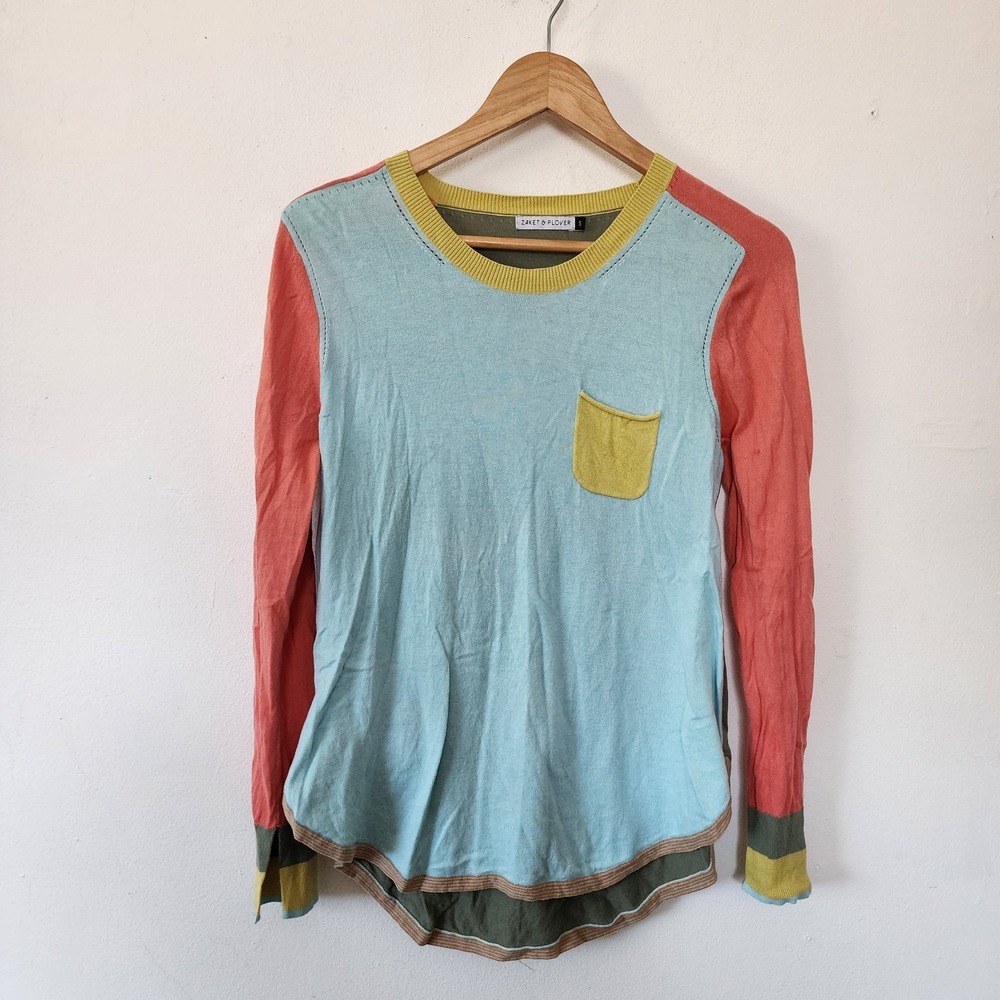Womens Zaket and Plover Small Long Sleeve Womens Shirt Colorblock